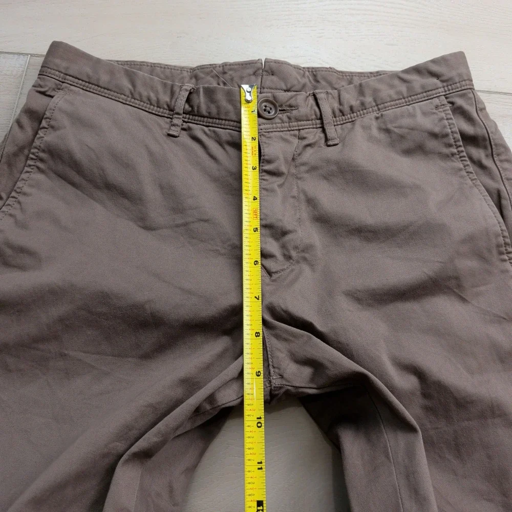 Reiss Fielder Chino Trousers Pants Mens 28x32 Brown Slim Cotton Blend